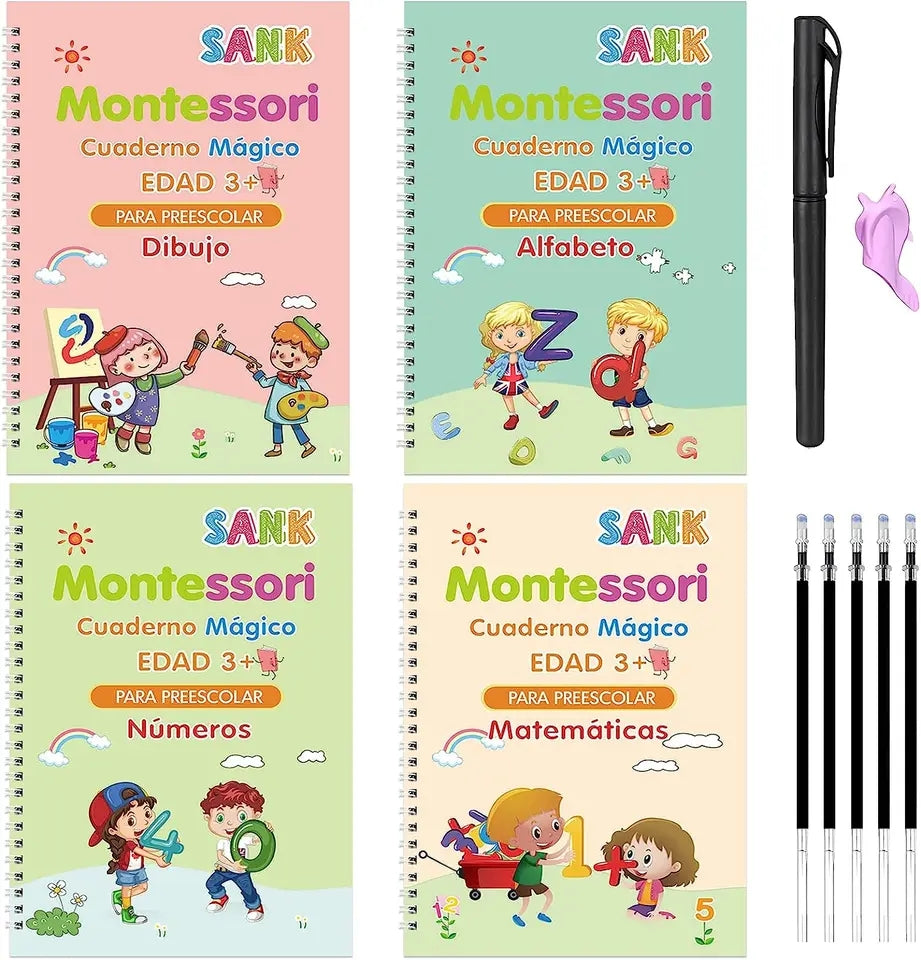 KIT LIBROS MÁGICOS CALIGRAFIA PARA NIÑOS